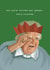 Funny Christmas Card - Blind Old Woman created by AbiGoLucky