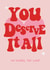 You Deserve It All, Thoughtful Card created by Moonshine Prints