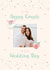 Photo2023 happy Wedding Personalised Photo Card 22174 created by IC&G