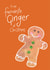 Favourite Ginger at Christmas card - Ginger boyfriend - Ginger girlfriend created by Under the Willow Tree