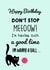 Funny Cat Birthday Card for Cat Lover - Don't Stop MEEOOW! created by The Chick & the Duck