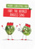 Funny Christmas Card - Brussel Sprout - Dad created by Quitting Hollywood