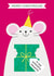 Merry Christmouse - cute Christmas card for daughter created by Paper Heart Designs