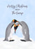 Cute Christmas Card - From the Bump - Penguins created by Kirsty Custard Arts