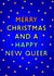 Cute and Funny Christmas Card - LGBTQ+ - Happy New Queer created by Poppy & Mabel 
