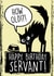Cattitude - Funny Birthday Card for the Cat lover created by The Purple Spell