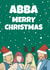 Funny Abba Merry Christmas Card for Music Fans created by Boldfish Designs