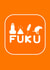 Funny greetings card - FUKU - orange icons created by crackerjack