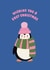 Cute Christmas Card - Penguin - Cosy Christmas created by Ella Goddard