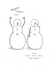 Funny Chilli Snowmen Comic Christmas Card - Hot Hot Hot! created by The Cake Thief