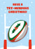 Rugby Christmas card - Try-mendous pun created by I Made A Card