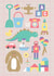 Cute Colourful Toys - a perfect card for a new baby or children's birthday created by THAT. design studio