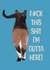 LEAVING CARD - CAT - F#CK THIS created by Bubble Goes Pop