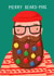 Merry Beard-mas Pun Christmas Card created by Nicola Watson