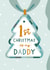 Cute Christmas card for a first time dad - 1st christmas as my Daddy created by The Pattern Press