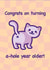 Funny & Cheeky Cat Birthday Card - A-hole Year Older! - Cat Butt Meme created by Mona Mauve