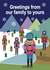 Cute Nutcracker family sending festive greetings to your family created by Sal Roydhouse