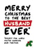 Cheeky Christmas Card - Husband - Best Husband ever... Except created by Waffle & Faff