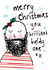 Funny Christmas Card - Baldy Beard created by Bow & Bell