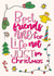 Cute Quote Christmas Card - For Bestie created by Lisa Wardle
