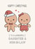 Cute Christmas Card - Daughter & Son-In-Law - Gingerbread created by Creaternet