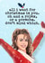 Funny Christmas Card - Mariah Carey - All I Want for Christmas created by Mrs Best Paper Co.