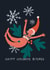 Naughty Naked Christmas Card - Festive - Cheeky created by Rachael Powick