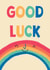 Happy Rainbow Card - Good Luck created by Hole in my Pocket