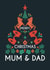 Classic Merry Christmas Mum & Dad | Parents created by Bells Scambler