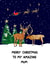 Classic Christmas Card For Mum - Deer created by HCD Illustration