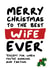 Funny Cheeky Christmas Card for your Wife | Banter created by Waffle & Faff