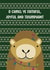 Cute Christmas card for a friend - Camel - O camel ye faithful created by The Northern Bird