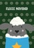 Cute Christmas card for a friend - Sheep - Lamb - Fleece Navidad created by The Northern Bird