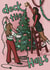 Deck the halls - cute best friends Christmas card created by Tee Ansell Draws