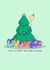 Cute Christmas Birthday card - Tree and Presents created by Rosalie Perl