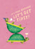 Cute Birthday Card - Tortoise - Let's Get Tipsy created by Studio Mads