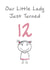 Cute Birthday Card - Little Lady - 12th created by @MisterDave