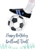 Traditional Birthday Card - Brilliant Dad - Football created by Katie Phythian Design