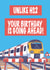 Birthday Card - News Headlines - Unlike HS2, your birthday is going ahead created by Haydn Pole