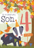 Cute Badger Woodland design - 4 Today - for Sons created by Juniper and Rose Studio