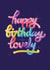 Cute, colourful birthday card for the lovely person in your life created by Amy Watkinson