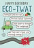 Funny Birthday Card - For an EV driving Eco Warrior created by Kelly Hunt Designs