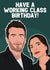 Funny Birthday Card - Victoria & David Beckham - Working Class created by Pink + Pip