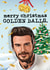 Funny Golden Balls Christmas Card - for Him - David Beckham created by Mrs Best Paper Co.
