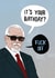 Funny Succession birthday card - Logan Roy created by Pencilface