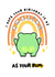 Funny Birthday Card - Amazing As Your Bum - Frog created by WittyGoodsShop