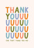 Fun Lettering Thank You Card - for that thing you did created by Immy Illustrates