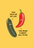 Great dill of spice - Punny Flirty Veggies - For significant other created by Back to the drawing board illustration 