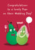 Cute Wedding Card - to a lovely Pear! created by Hannah Jayne Lewin