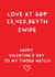 Funny Tinder Match Valentine's Day Card! Love at swipe! created by Jasmin